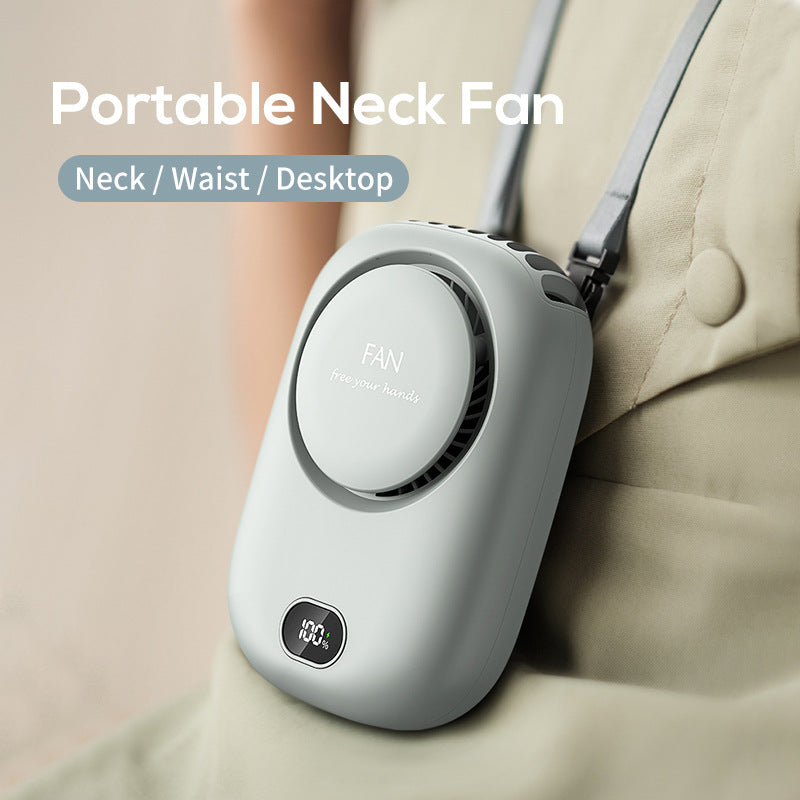 Unisex Hands-Free Portable Mini Fan Bowlift