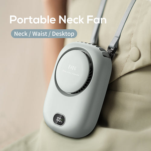 Unisex Hands-Free Portable Mini Fan Bowlift
