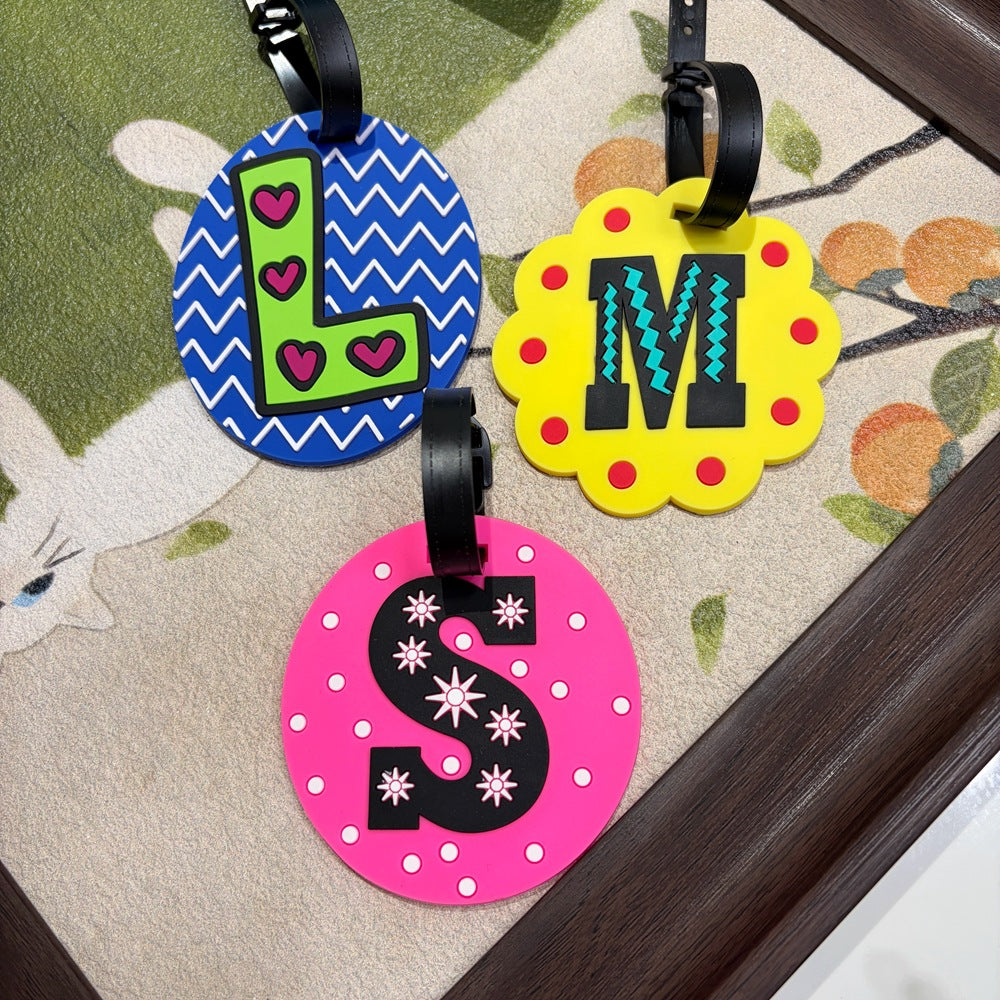 Playful Alphabet Luggage Tag Bowlift