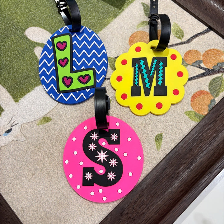 Personalized Alphabet Luggage Tag Bowlift