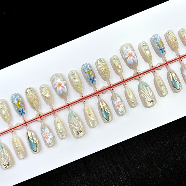 Decorative Press-On Nail Art Set 1790745476