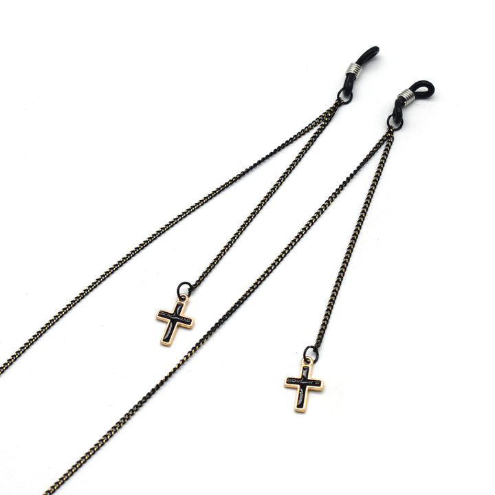Heart-Embellished Eyewear Holder Chain Bowlift