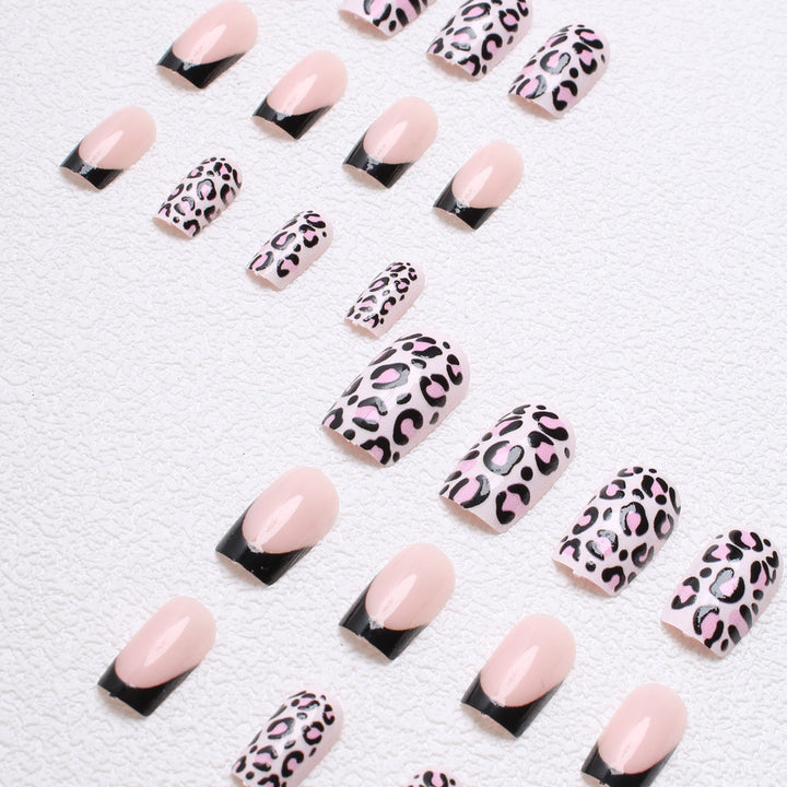 Trendy Animal Print Press-On Nails Bowlift
