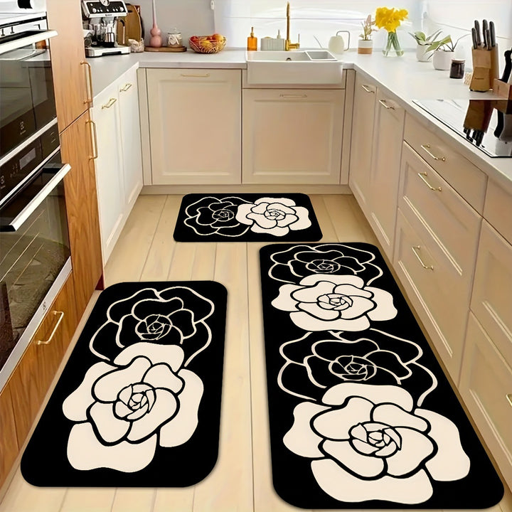 Money-Themed Anti-Fatigue Kitchen Mat