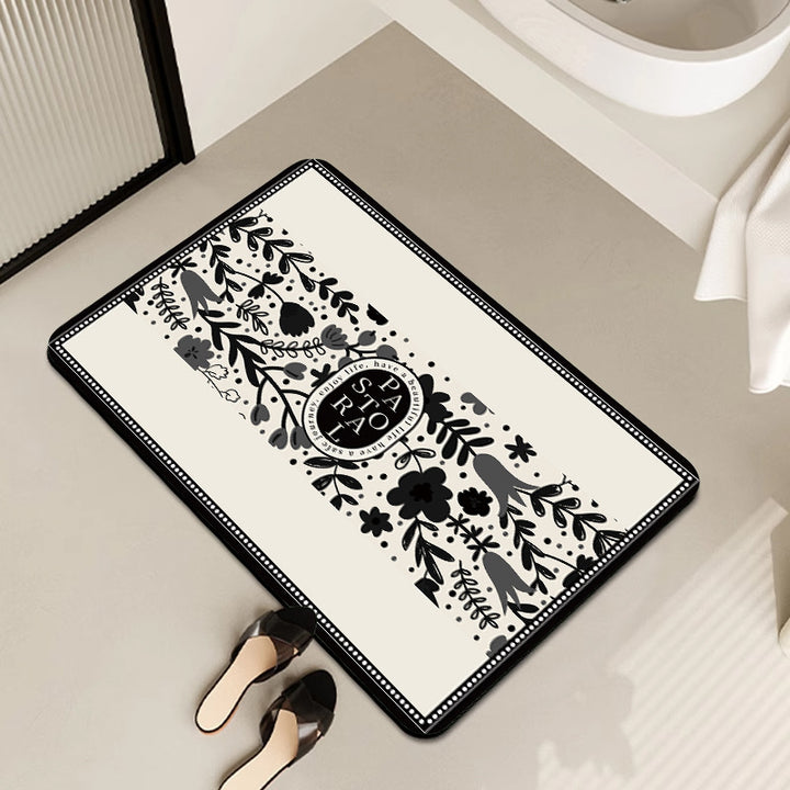 Decorative Motivational Bath Mat Bowlift