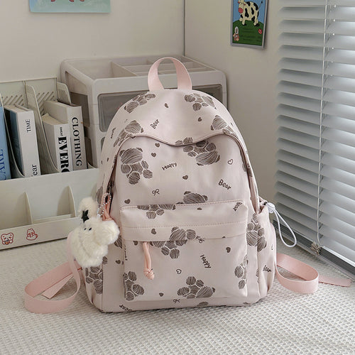 Cute Graphic Print Backpack
