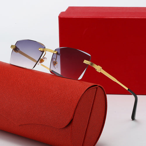 Ladies exclusive geometric sunglasses with luxury metal frame and polarized lenses Bowlift