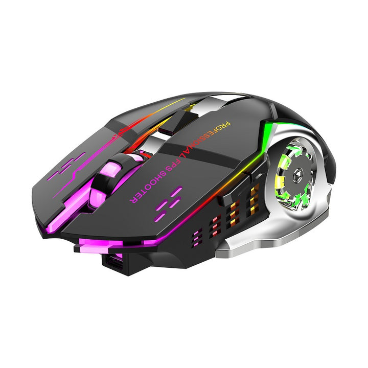 Gaming mouse with high-precision sensor and dynamic RGB lighting Bowlift
