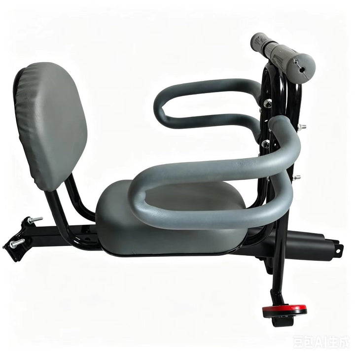 padded detachable child scooter seat with backrest and safety armrests Bowlift