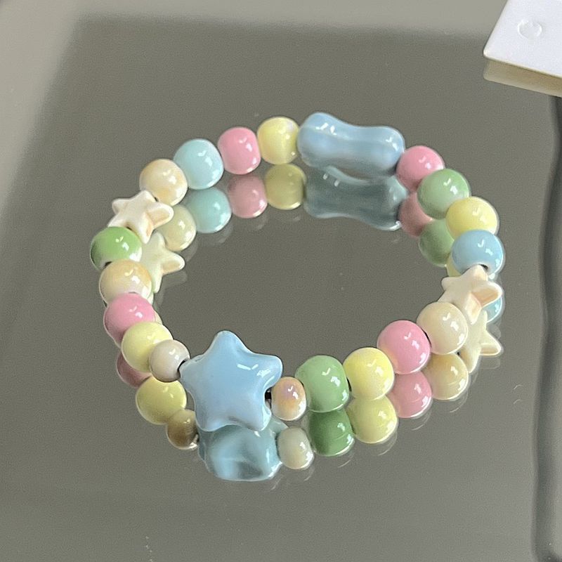 Heart-Shaped Beaded Bracelet Bowlift