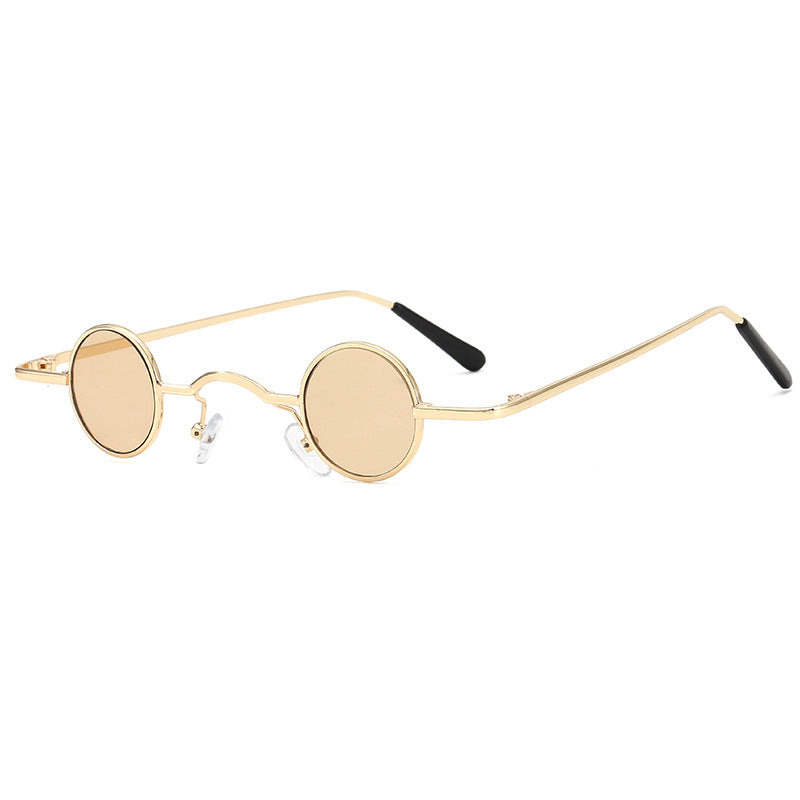 Women's fashionable round glasses with intricate metal frame Bowlift