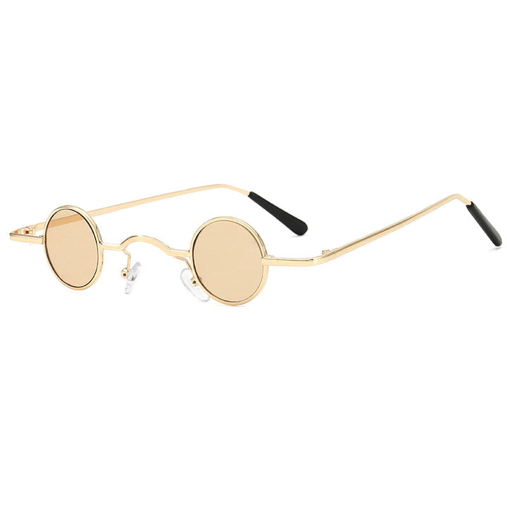 Women's fashionable round glasses with intricate metal frame Bowlift
