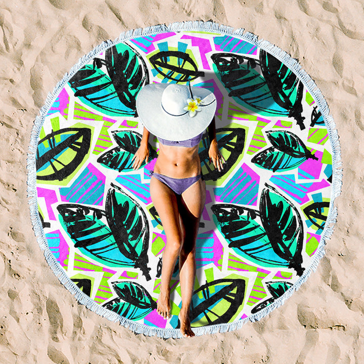 Rundstrand towel with unique sunset design Bowlift