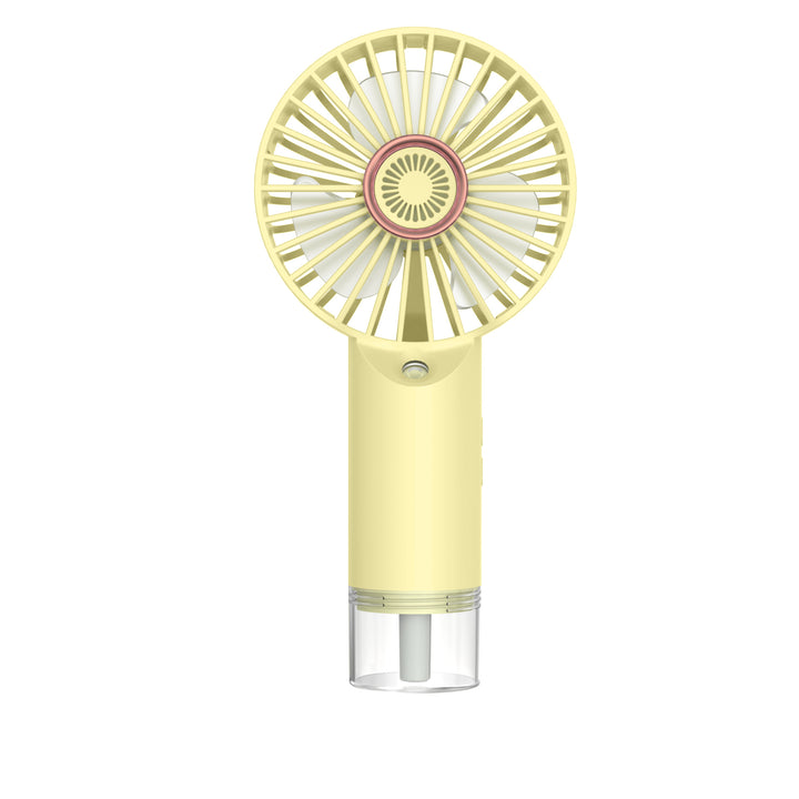 Ladies Portable Mini Fan with Water Mist Sprayer Bowlift