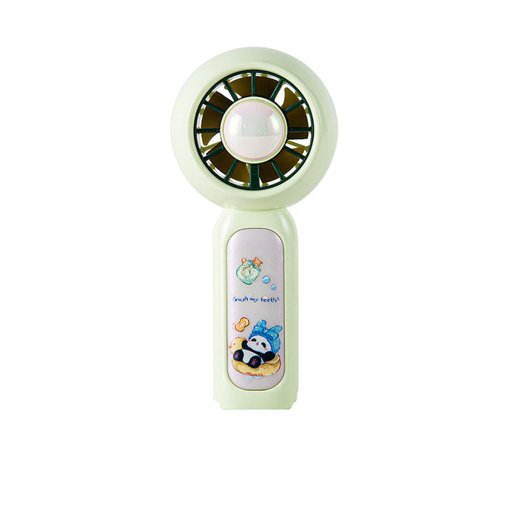 Women Portable Mini Hand Fan with Cute Panda Design Bowlift