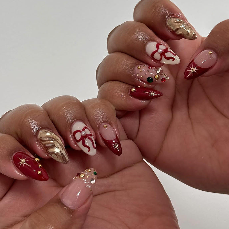 Creative Nail Art Set with Stylish Details Bowlift