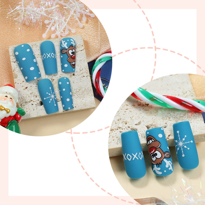 Playful Themed Press-On Nail Art Set Bowlift