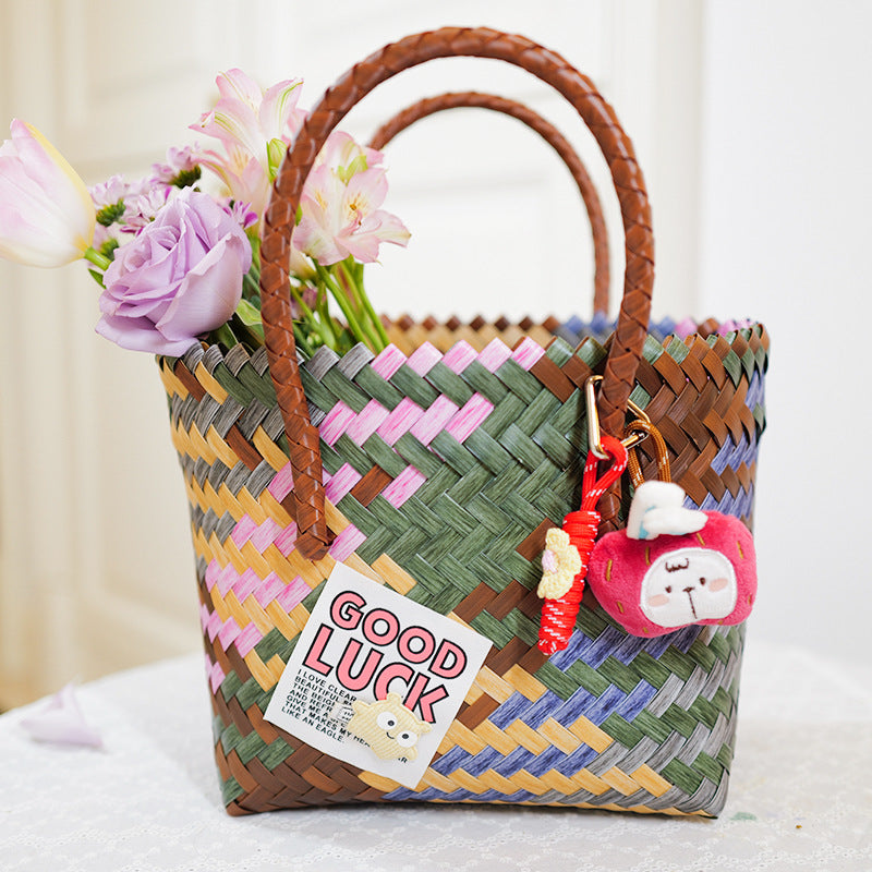 Handmade basket bag Bowlift