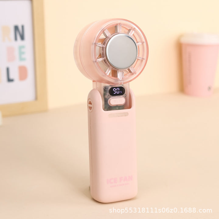 Rechargeable Ice Cooling Handheld Fan Bowlift