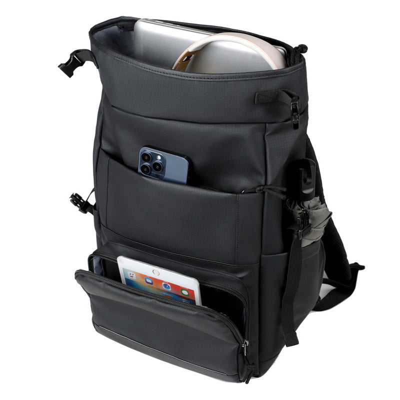 Roll-Top Waterproof Urban Backpack Bowlift