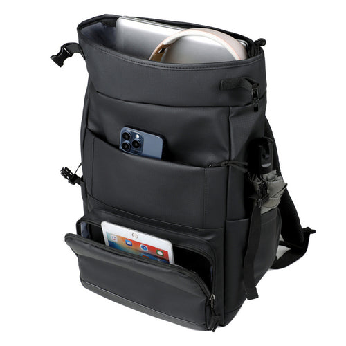 Roll-Top Waterproof Urban Backpack Bowlift