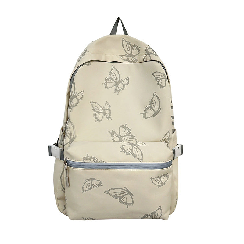 Stylish Butterfly Print Backpack Bowlift