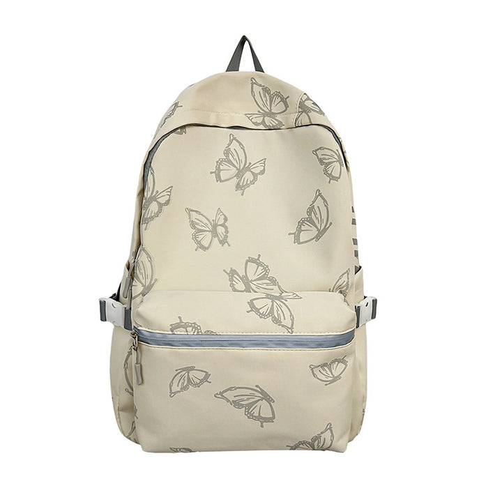 Stylish Butterfly Print Backpack Bowlift