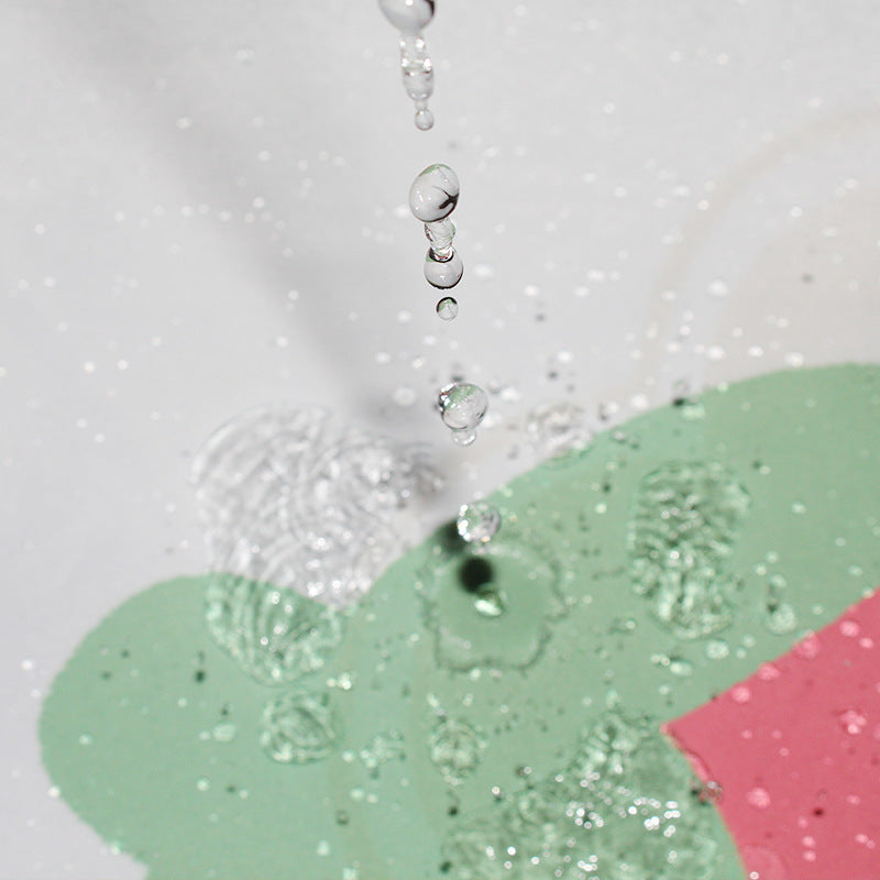 Women's Playful Summer-Themed Shower Curtain Bowlift