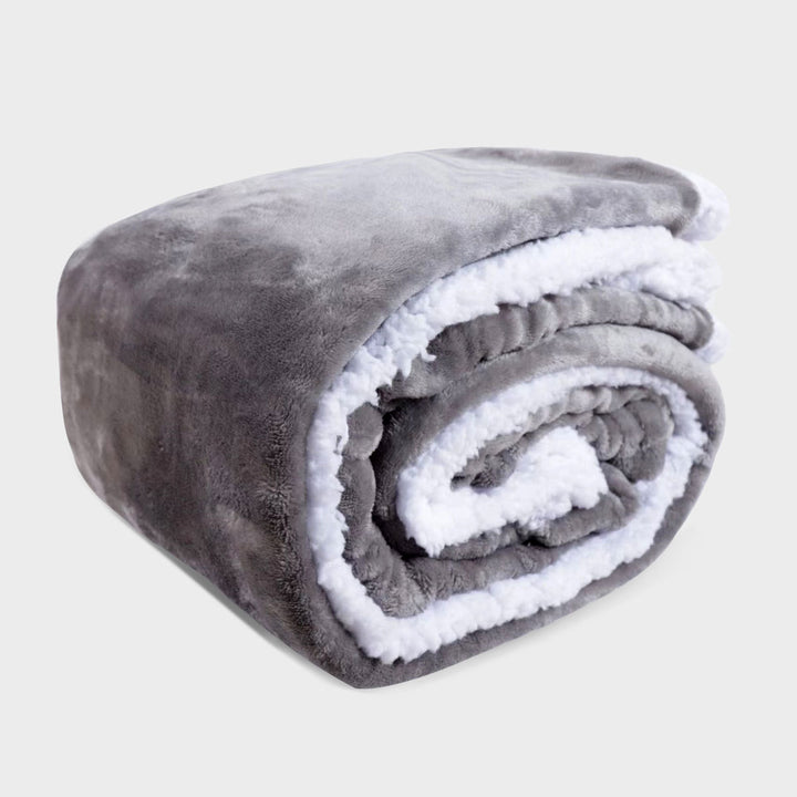 Women's Plush Blanket with Double Fleece Bowlift
