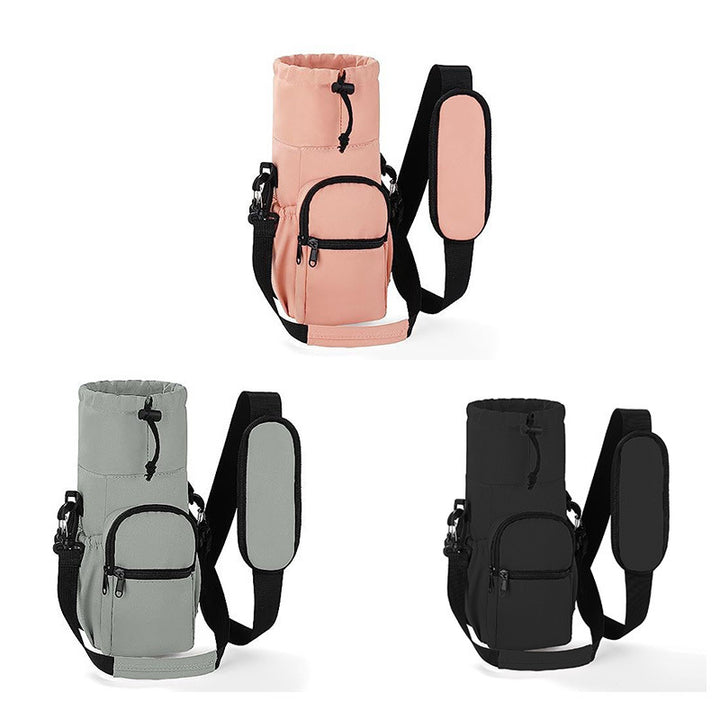 Unisex Water Bottle with Multifunctional Carrying Strap Bowlift