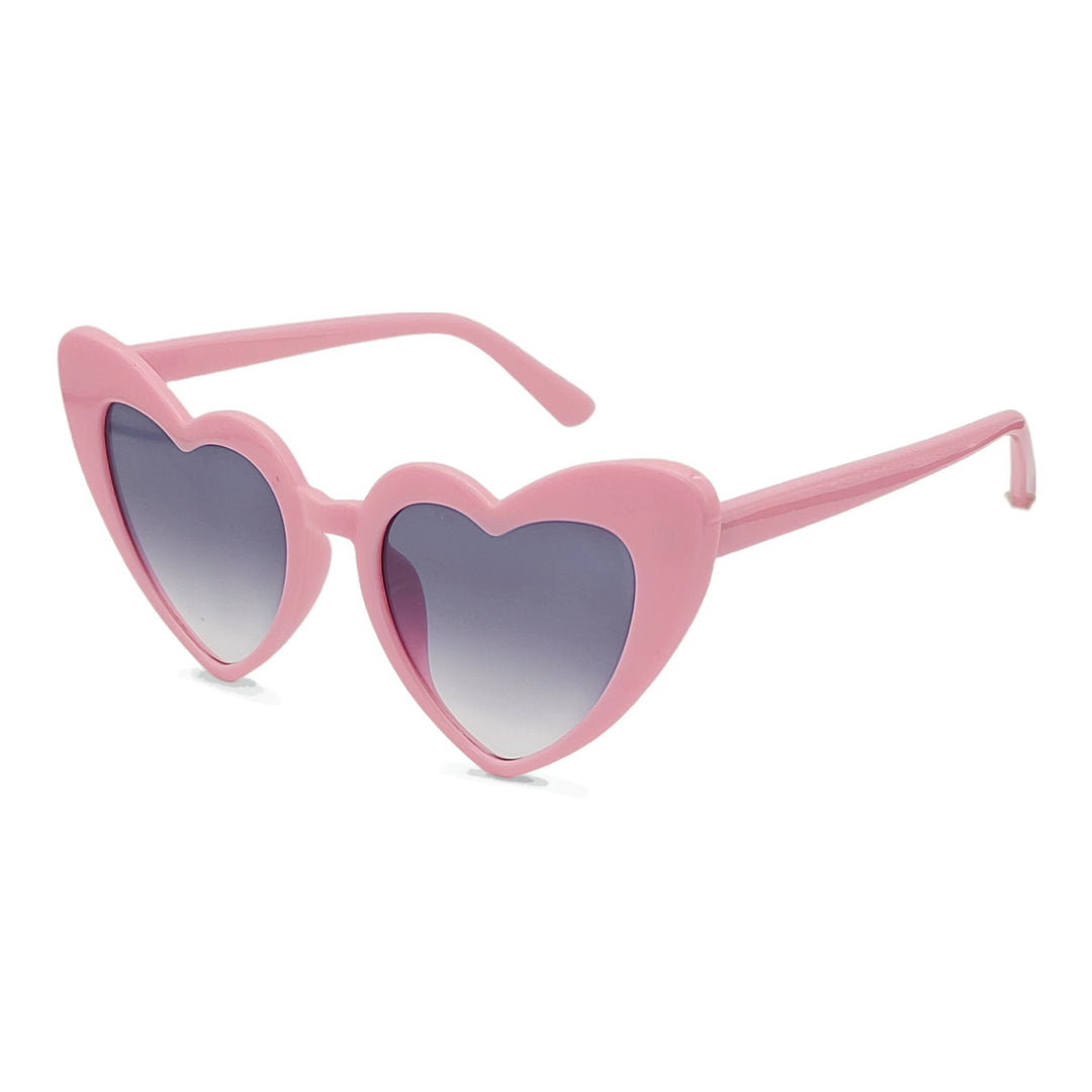 Women's Heart-Shaped Sunglasses with UV Protection and High-Quality Film Processing Bowlift