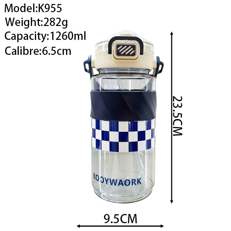 Women's large practical drinking bottle Bowlift