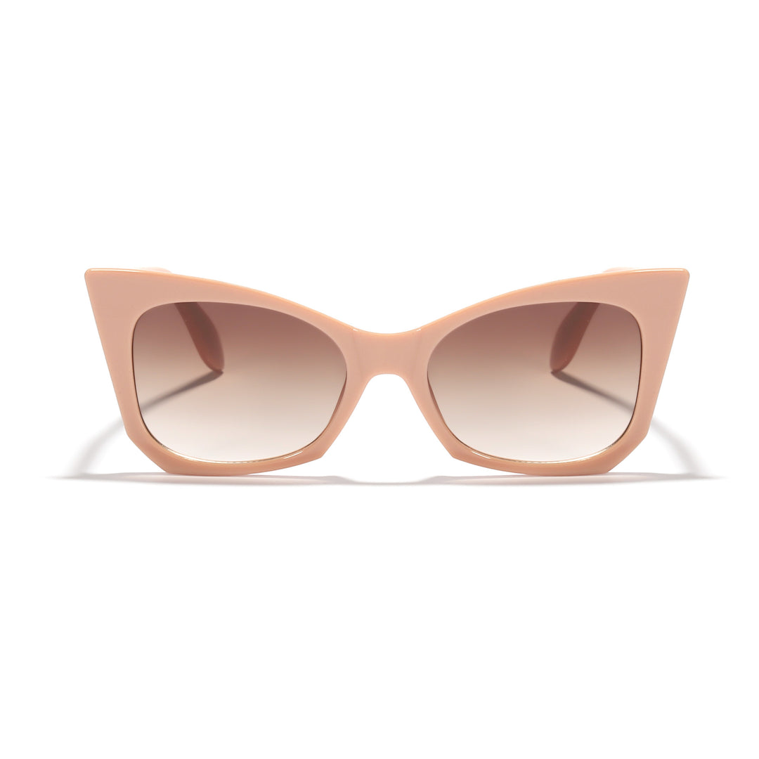 Women's sunglasses in trendy cat-eye design with striking leopard pattern Bowlift