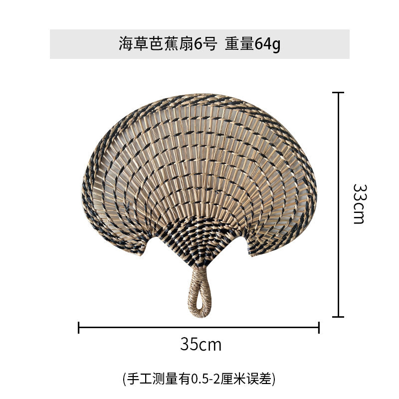 Women handmade fan made of natural materials Bowlift
