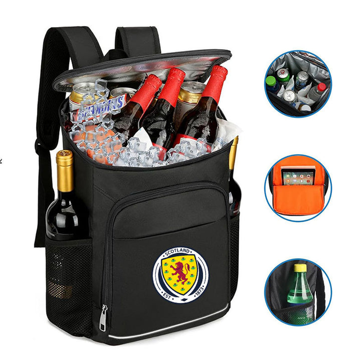 Ladies Insulated Cooler Backpack with Multiple Compartments and Practical Storage Bowlift