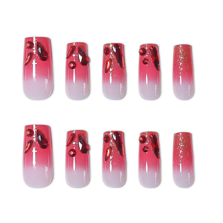 Artistic Decorative Gel Nail Extensions Bowlift