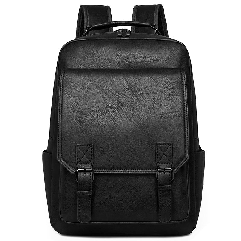Stylish Leather Backpack Bowlift