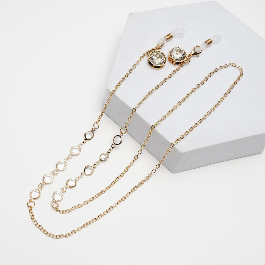 Premium Pearl-Embellished Eyewear Chain Bowlift