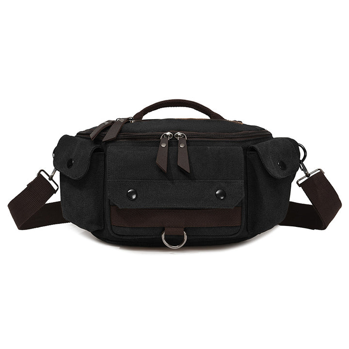 Durable Canvas Utility Crossbody Bag Bowlift