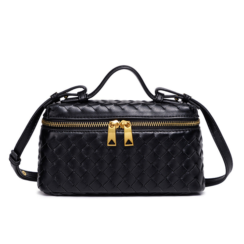 Luxury Woven Crossbody Handbag Bowlift
