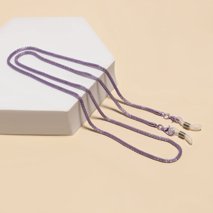 Metallic Eyewear Chain Bowlift