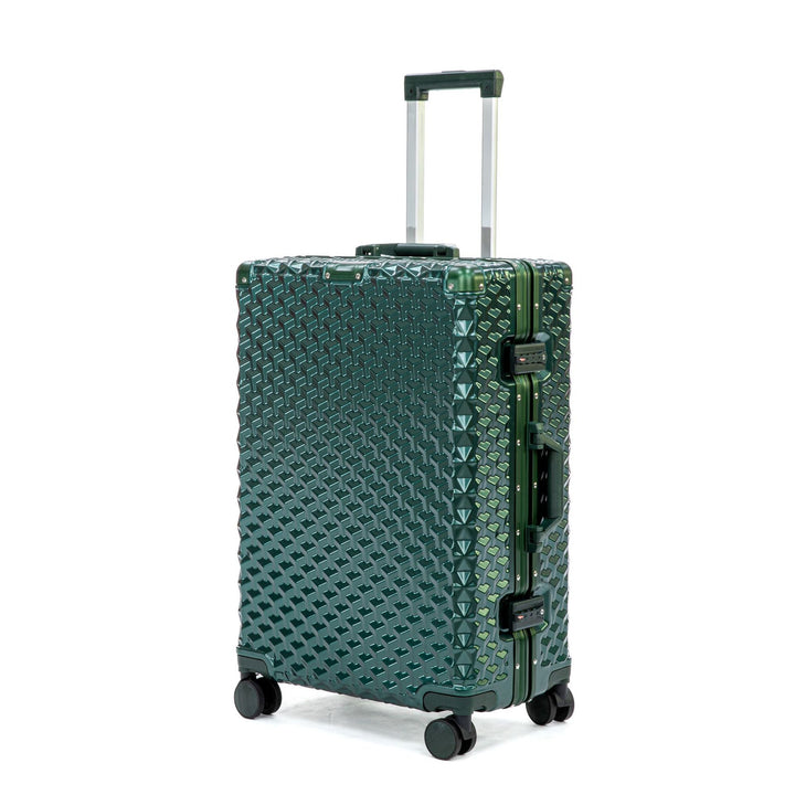 Women's Premium Textured Hard Shell Spinner Luggage Bowlift