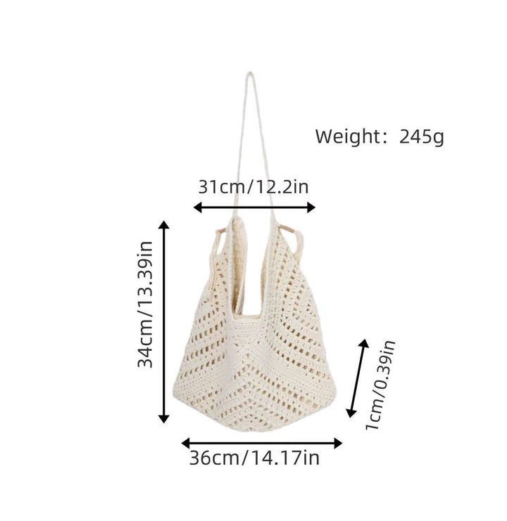 Handcrafted net tote bag Bowlift