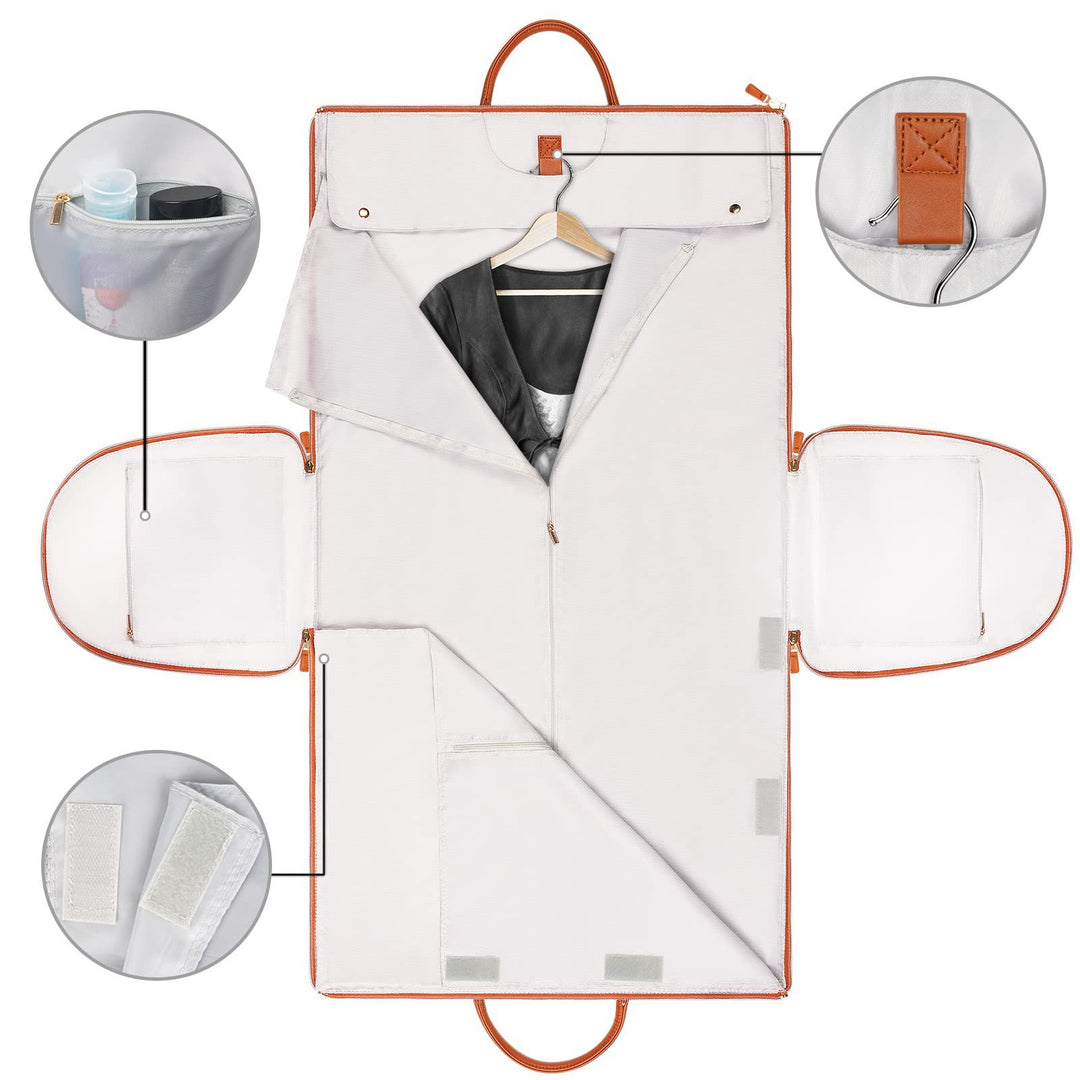 Stylish travel bag with integrated suit compartment Bowlift