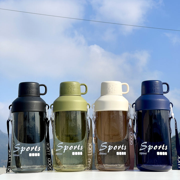 Unisex Large Volume Drinking Bottle with Practical Spout Bowlift
