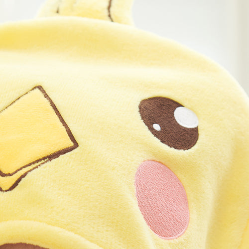 Cozy bath wrap blanket with animal duck hood design Bowlift