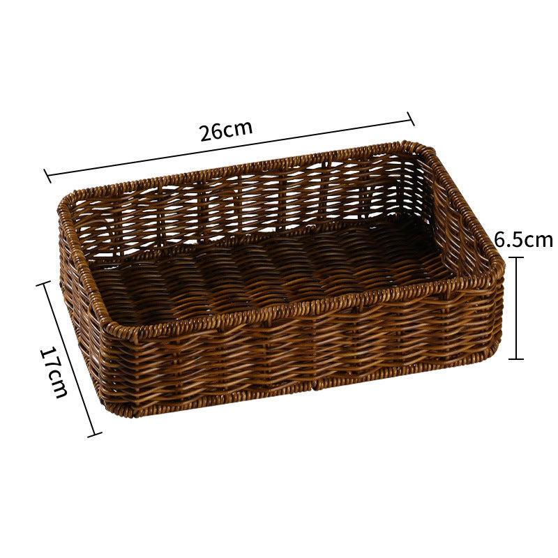 Home Storage Woven Tray Bowlift