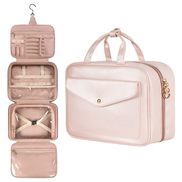Cosmetic Organizer Bag with Improved Functionality Bowlift