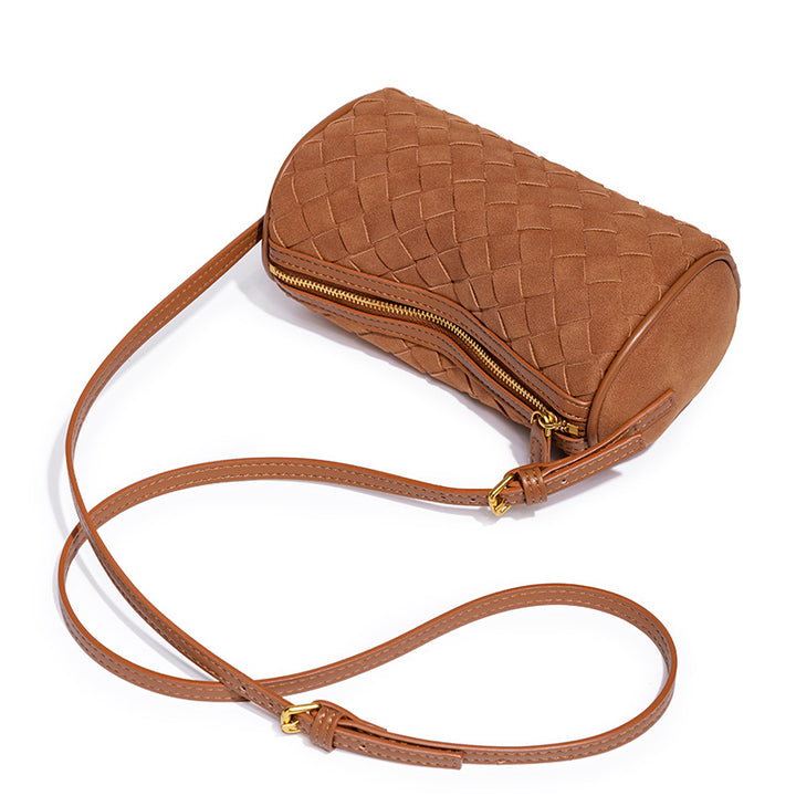 Braided Suede Handbag Bowlift