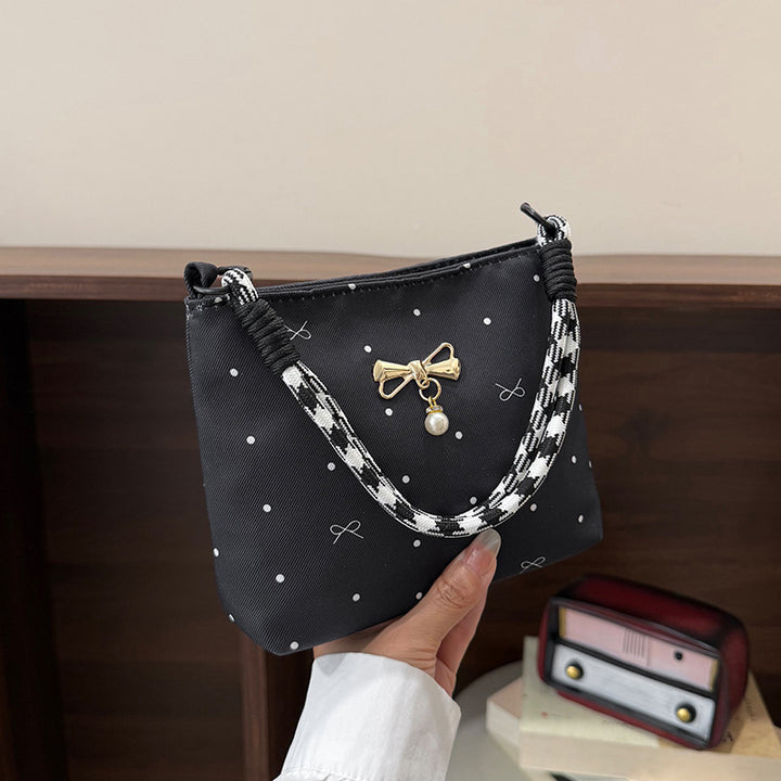 WoElegant Bow-Embellished Mini Crossbody Bag Bowlift